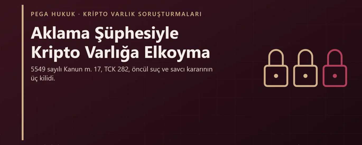 Aklama şüphesiyle kripto varlığa elkoyma: 5549 sayılı Kanun m. 17 kapak görseli