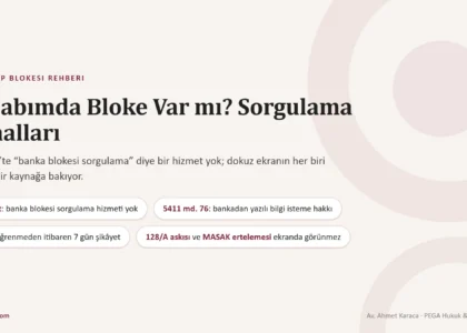 Hesabımda Bloke Var mı? Bloke Sorgulama: e-Devlet, UYAP, Banka ve Savcılık Kanalları
