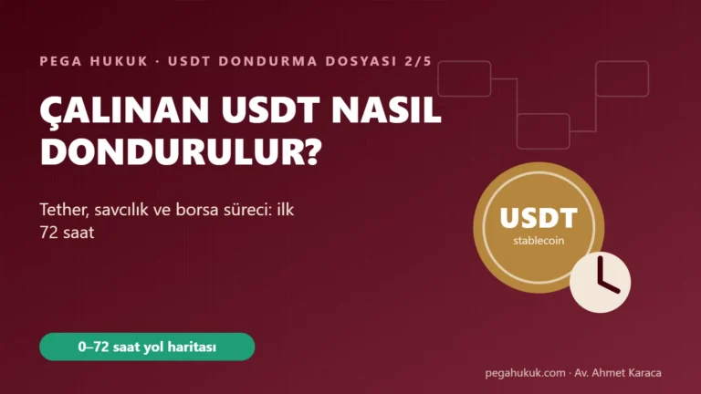 Çalınan USDT Nasıl Dondurulur? Tether’e Bildirim, Savcılık ve Borsa Süreci (2026 Rehberi)