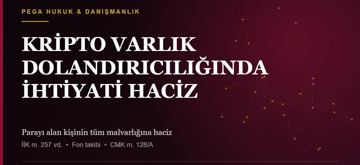 Kripto varlık dolandırıcılığında ihtiyati haciz kararı ile parayı alan kişinin malvarlığına haciz konulması
