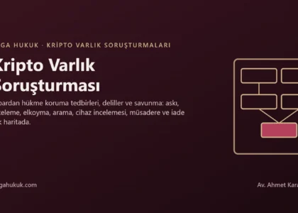 Kripto varlık soruşturması rehberi kapak görseli: koruma tedbirleri haritası