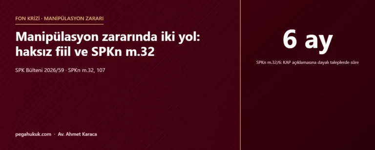 Manipülasyon İddialı Hisselerde Zarar: Tazminat Yolları ve Süreler