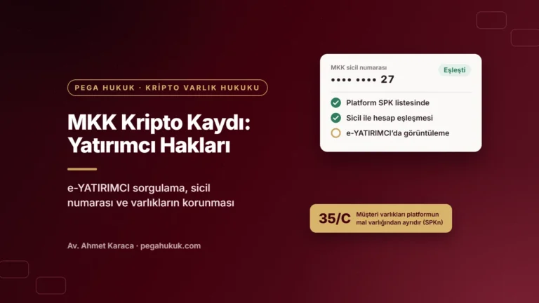 MKK Kripto Kaydı: Yatırımcı Hakları ve e-YATIRIMCI Sorgulama