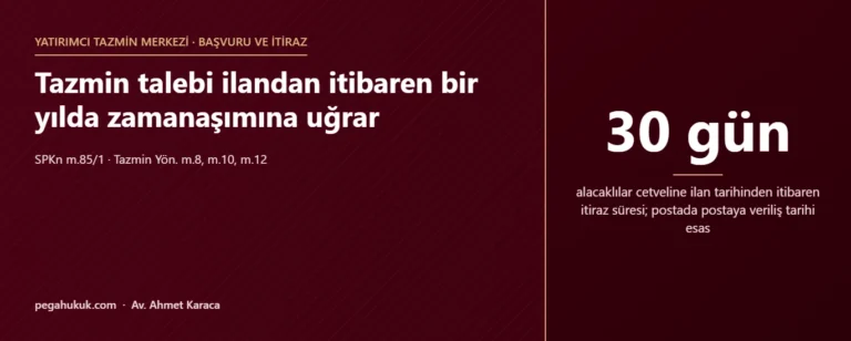 YTM Tazmin Başvurusu: Süre, Belgeler ve İtiraz
