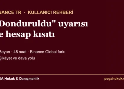 Binance TR donduruldu uyarısı ve hesap kısıtı rehberi kapak görseli