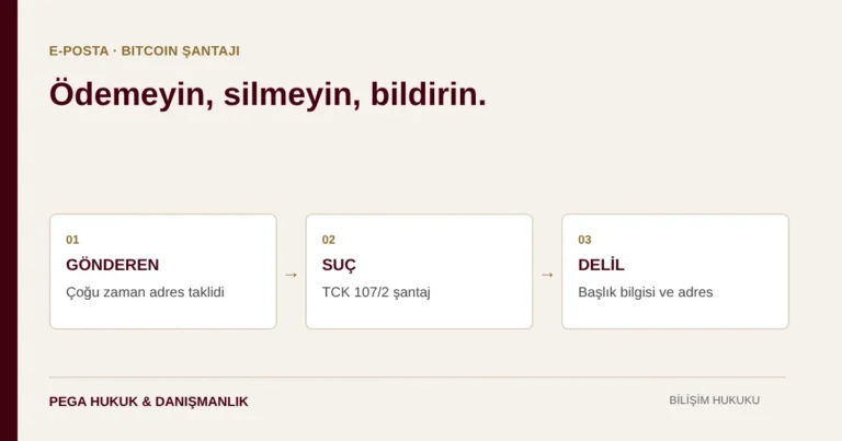 Kendi Mailimden Bitcoin İsteyen Şantaj Maili Geldi: Gerçek mi, Ne Yapmalıyım, Nereye Şikâyet Ederim?