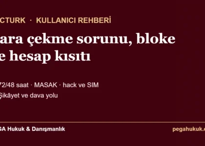 BtcTurk para çekme sorunu, bloke ve hesap kısıtı rehberi kapak görseli