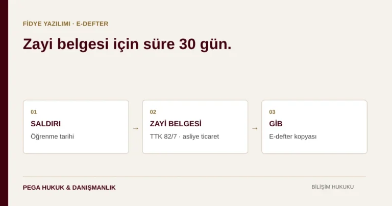 Fidye Yazılımı Saldırısında Ticari Defterler İçin Zayi Belgesi: TTK 82/7, 30 Günlük Süre ve Mahkeme Kararları