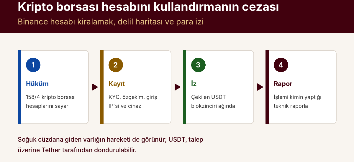 Kripto Borsası Hesabını Başkasına Kullandırmanın Cezası: Binance Hesabı Kiralamak Suç mu? — kapak görseli
