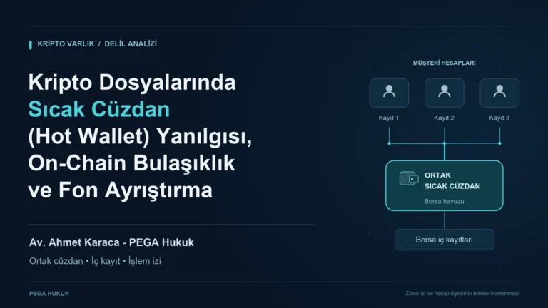 Kripto Soruşturmalarında Zincir Üstü Bulaşıklık (Taint), Borsa Sıcak Cüzdan Yanılgısı ve Fon Ayrıştırma Rehberi (2026)