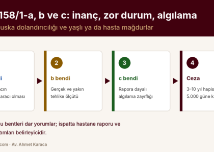 TCK 158/1-a, b ve c: Dinî İnanç (Büyü, Muska), Zor Durum ve Algılama Zayıflığından Yararlanarak Dolandırıcılık — kapak görseli